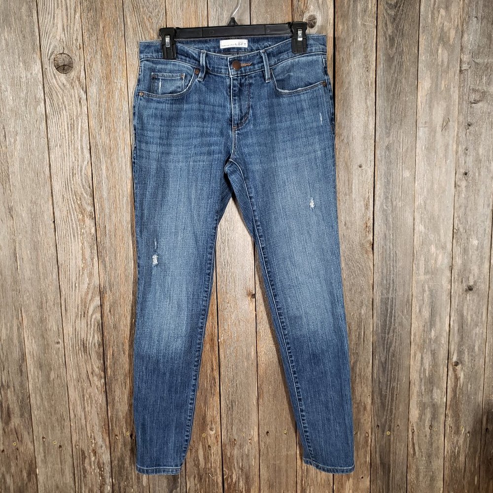 Loft Size 0 25 Women's Relaxed Skinny Blue Jeans‎